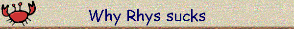 Why Rhys sucks